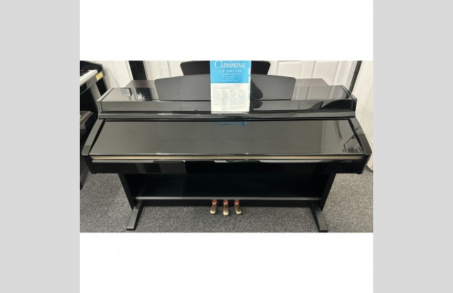 Yamaha CLP230 Polished Ebony Digital Piano, Used - Complete Package (SN:ECMX01413) - Image 4